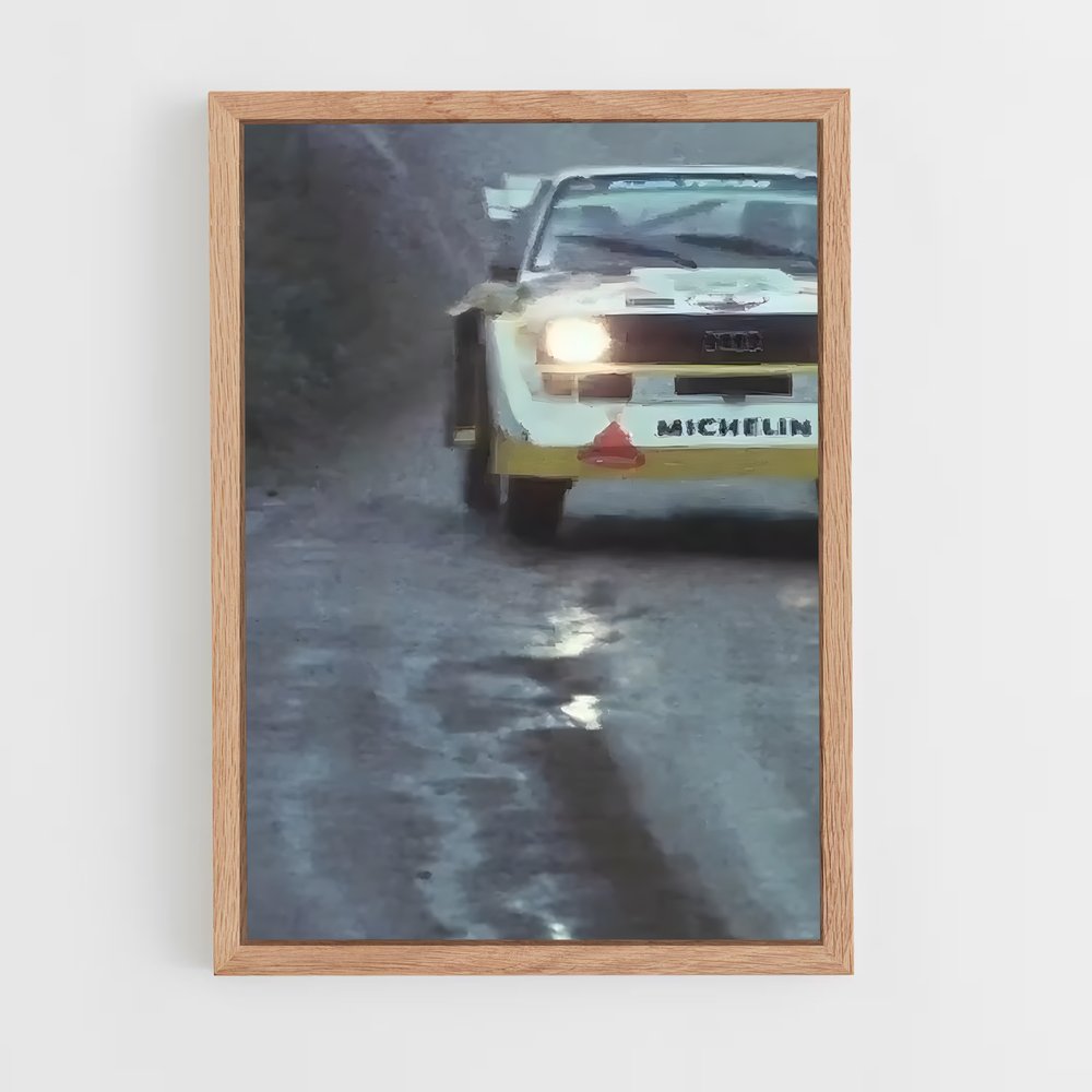 Poster Drift en Pleine Tempête – affiche Audi (vue 4)